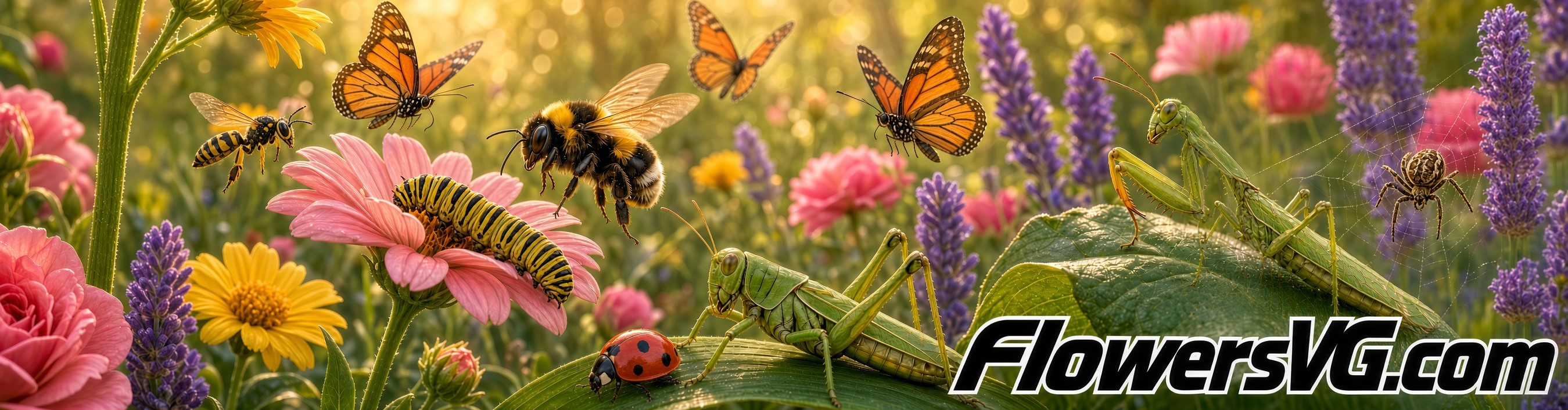 Garden Animals Insects & Bugs