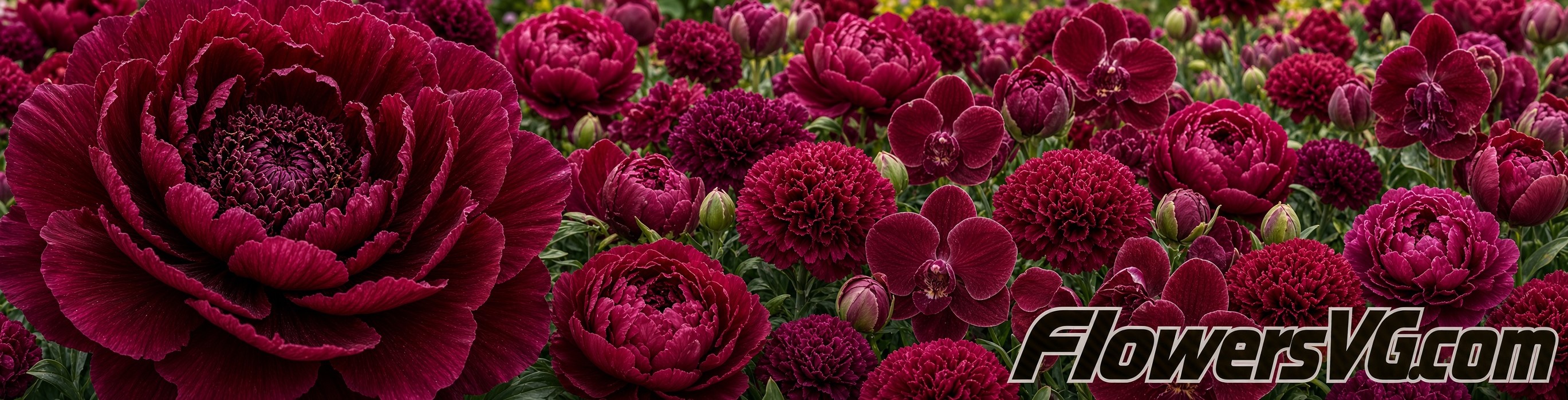 maroon Flowers