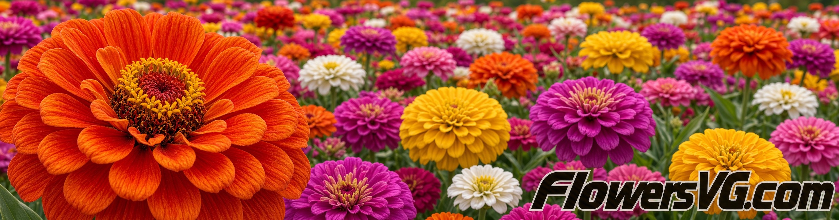 Zinnia Flowers